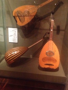 Lutes/ouds (outi in Greek ). Photo Stephen Kingsley, courtesy Museum of Greek Folk Musical Instruments