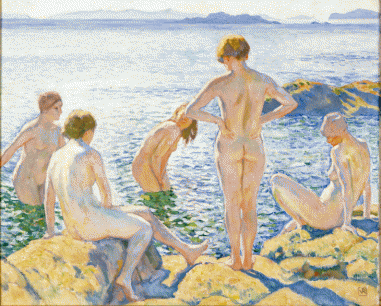 Theo van Rysselberghe, De Baadsters (1920)