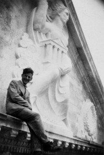 Wheeler seated on pediment of the Bank of England, Threadneedle Street façade, c.1930-1