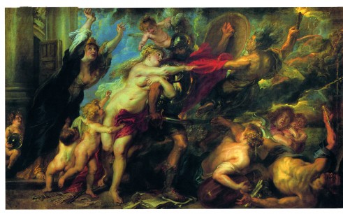 PP Rubens, Allegory of the Effects of War, 1638. From Mirror of the World by Julian Bell