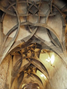 Prague Castle, Hradchin, Rider Stair, vault, circa 1500, Benedict Ried.