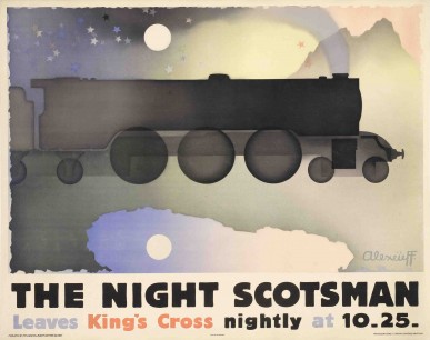 The Night Scotsman, 1932  Alexandre Alexeieff (1901–82) 101.3x127.3 cm Waterlow & Sons, Limited. London and Dunstable