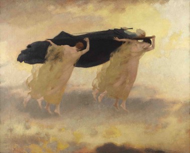 Henry John Lintott, Avatar, 1916.  Oil on canvas, 101.8x127.7cm, Royal Scottish Academy.  Image ©The Artist's Estate. Photo: ©Courtesy of the RSA