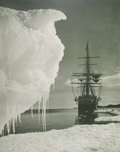 Herbert Ponting, The Terra Nova at the ice foot, Cape Evans, 16 January 1911