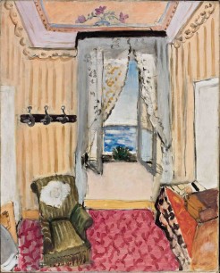 Henri Matisse  Interior at Nice (Room at the Hôtel Beau-Rivage)  1918  Oil on canvas (73.7 x 60.3 cm)  Philadelphia Museum of Art, A.E. Gallatin Collection, 1952  © 2012 Succession H. Matisse / Artists Rights Society (ARS), New York
