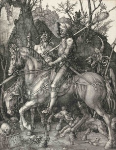 Albrecht Dürer, Knight, Death and Devil (1513), engraving. Albertina, Vienna.