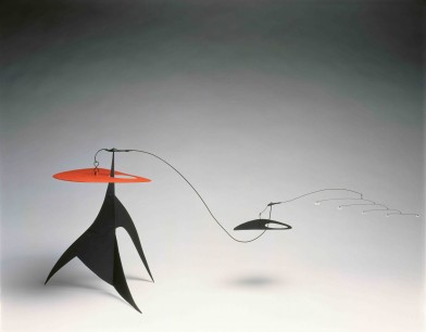 Alexander Calder, Little Parasite (1947) Sheet metal, wire, and Paint 50 x 135 x 48 cm. Photo credit: Calder Foundation, New York / Art Resource, NY © 2013, Calder Foundation, New York / DACS, London