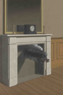 René Magritte, La durée poignardée (Time Transfixed) 1938. Oil on canvas. 147x99cm. The Art Institute of Chicago, Chicago. Joseph Winterbotham Collection. © Charly Herscovici – ADAGP – ARS, 2013