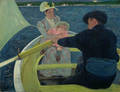 Mary Cassatt,  The Boating Party,  1893/1894 oil on canvas.  Overall: 90 x 117.3 cm  Chester Dale Collection