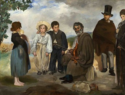 Edouard Manet,  The Old Musician, 1862  oil on canvas.  Overall: 187.4 x 248.2 cm  Chester Dale Collection