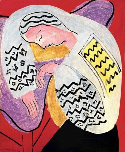 Henri Matisse,  The Dream (1940) Oil on canvas  (81 x 65 cm) Private collection © 2012 Succession H. Matisse/Artists Rights Society (ARS), New York