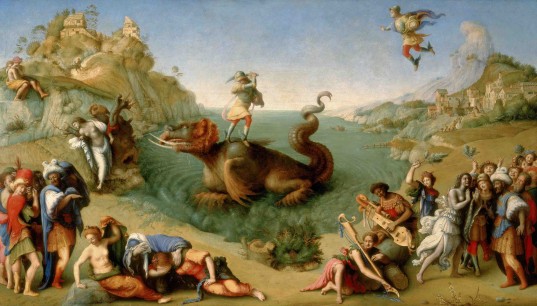 Piero di Cosimo, Liberation of Andromeda, c.1510–13, oil on panel, 71x123cm.  Galleria degli Uffizi, Florence; Alinari/Art Resource, NY