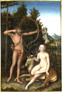 Lucas Cranach the Elder, Apollo and Diana, c.1526  Royal Collection Trust ©  2012, Her Majesty Queen Elizabeth II