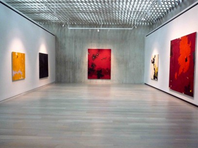 A gallery at the Clyfford Still Museum Denver