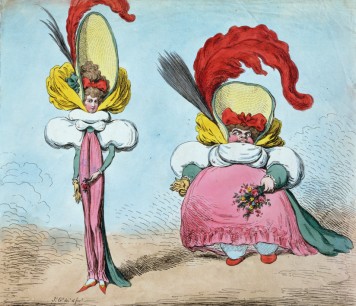 Fashion caricature by James Gillray