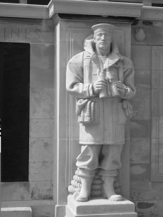 Charles Wheeler, Royal Navy Memorial Portsmouth, 1946-52