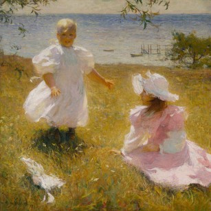 Frank Weston Benson, The Sisters, 1899; Chicago (IL), Terra Foundation for American Art, Daniel J. Terra Collection, 1999.11