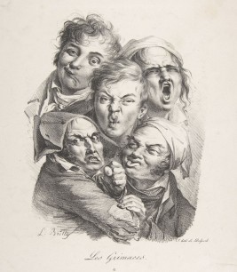 Louis Léopold Boilly (French, 1761–1845)  The Grimaces (Les grimaces), from the series Recueil de Grimaces (Collection of Grimaces) 1823–8 Lithograph, lithographed by Delpech, 33.3 x 25.4 cm The Metropolitan Museum of Art, The Elisha Whittelsey Collection