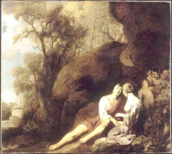 Peter Lely, A Pair of Lovers in a Landscape, c.1643. Oil on canvas, 85.5 x 95.3 cm Musée des Beaux-Arts, Valenciennes