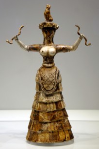 ‘Snake Goddess’ from Knossos.c.1500 BC