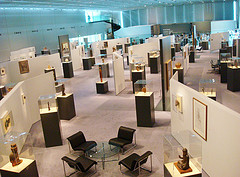 Gallery View. A view of the main gallery space.