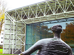 School of World Art Studies. The Sainsbury Centre for Visual Arts and Henry Moore sculpture taken Autumn 2009