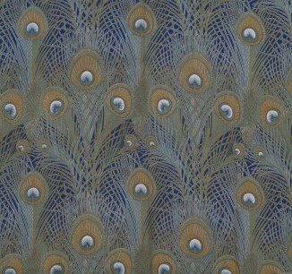 Arthur Silver for Liberty & Co., ‘Peacock Feathers’, furnishing fabric