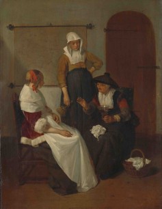 Quiringh Gerritsz. Van Brekelenkam (c.1622–c.68) Confidential Conversation, 1661 Oil on panel, 47 x 36 cm