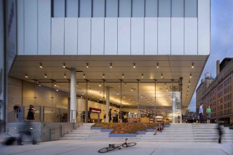 Whitney Museum entrance Photo © Nic Lehoux & courtesy The Whitney Museum of American Art