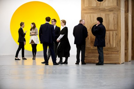 Anish Kapoor, Untitled (2010) and Ai Weiwei, Moon Chest (2008) Lisson Gallery  © the artists