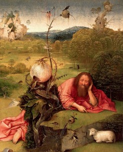 Hieronymus Bosch, St John the Baptist in the Desert, late 15th century