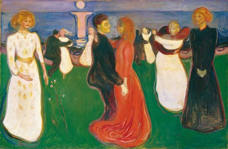 Edvard Munch, Dance of Life, 1899–1900 Oil on canvas 125x191cm Nasjonalmuseet for kunst, arkitektur og design, Oslo © Munch-museet/Munch-Ellingsen Group/BONO, Oslo 2013