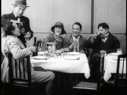 Still from René Clair, Paris qui dort (The Crazy Ray), 1923