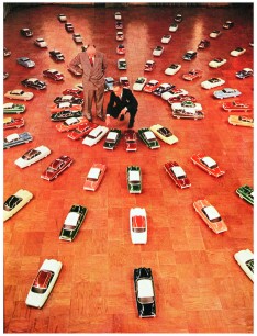 Ford Motor Company executives examining dozens of models before approving paint schemes for new cars. Ford at Fifty, 1903–1953 (New York: Simon and Schuster, 1953). Library of Congress. Reproduced courtesy of Fordimages.com