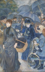 Pierre-Auguste Renoir (1841–1919)   The Umbrellas (Les Parapluies), c. 1881–85   Oil on canvas   71 x 45 inches   The National Gallery, London, Sir Hugh Lane Bequest, 1917   Photo:
