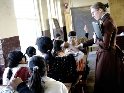 A 'Victorian' class in session at the Ragged School Museum