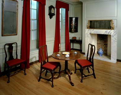 A parlour in 1745. Photo: Chris Ridley. Courtesy the Geffrye Museum