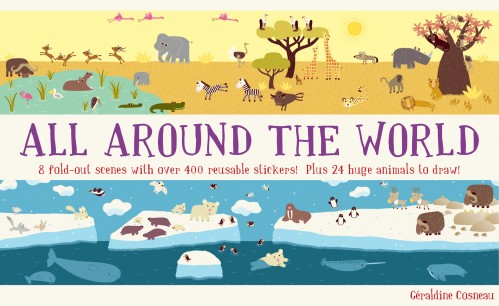 Cover of All Around the World  by Géraldine Cosneau