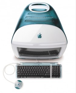 iMac personal computer designed by Jonathan Ive and the Apple Design Team, 1998.