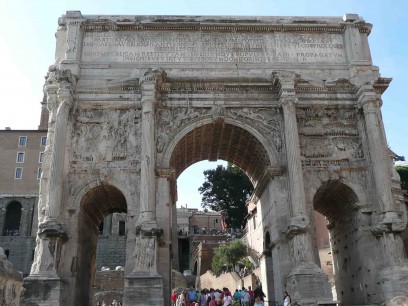 Arch of Septimius Severus, 203AD. Photo: Alan Butler