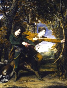  Joshua Reynolds, Colonel Acland and Lord Sydney: The Archers (1769)  © Tate