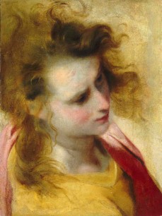 Federico Barocci, Head study for Saint John the Evangelist, Oil on paper lined with linen, 42 x 31.7 cm National Gallery of Art, Washington, Ailsa Mellon Bruce Fund 1979 1979.11.1 Ailsa Mellon Bruce Fund, Image courtesy National Gallery of Art, Washington