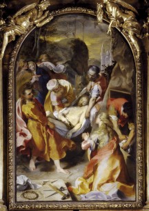 Federico Barocci (1535-1612) Entombment, 1579-82 Oil on canvas 295 x 187 cm Diocesi di Senigallia - Chiesa della Croce, Senigallia © 2013. Photo Scala, Florence