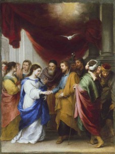 Bartolomé-Esteban Murillo, The Marriage of the Virgin, c. 1660-1670. By kind permission of the Trustees of the Wallace Collection.