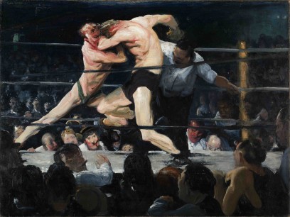 George Bellows,  Stag at Sharkey's, 1909  oil on canvas,  92 x 112.6 cm.  The Cleveland Museum of Art, Hinman B. Hurlbut Collection  © The Cleveland Museum of Art