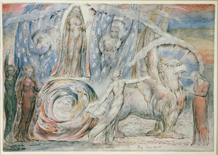 William Blake, Beatrice Addressing Dante from the Car; courtesy Tate Britain, London.