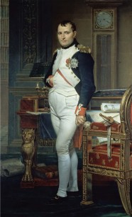 Jacques-Louis David, The Emperor Napoleon in his Study at the Tuileries, commissioned by the Marquis of Douglas in 1811, signed & dated 1812, oil on canvas, 203.9x125.1cm, Samuel H Kress Collection, National Gallery of Art, Washington, DC