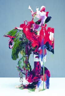 Heringa/Van Kalsbeek, Untitled, 2007, Sculpture in mixed media (porcelain, resin and feathers). 53 x 24 x 24 cm.