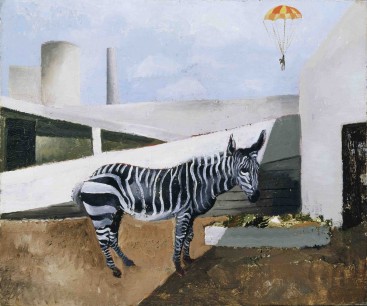 Christopher Wood, Zebra and Parachute, 1930, oil on canvas, 55.4 x 61.2 cm, © Tate, London 2013