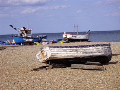 The beach at Aldeburgh